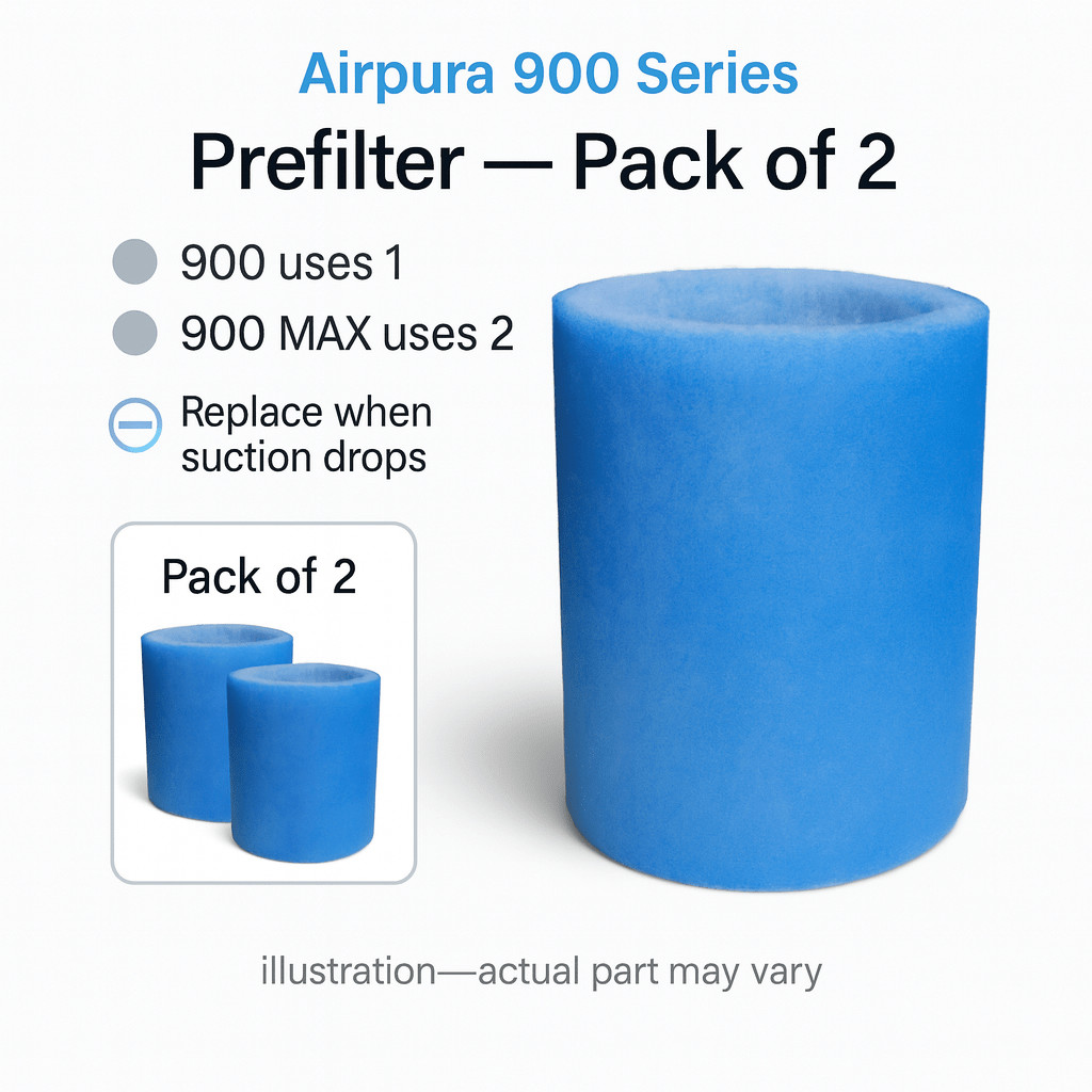 Airpura 900/900 MAX Pre - filter — Pack of 2 - Pure n Natural Systems