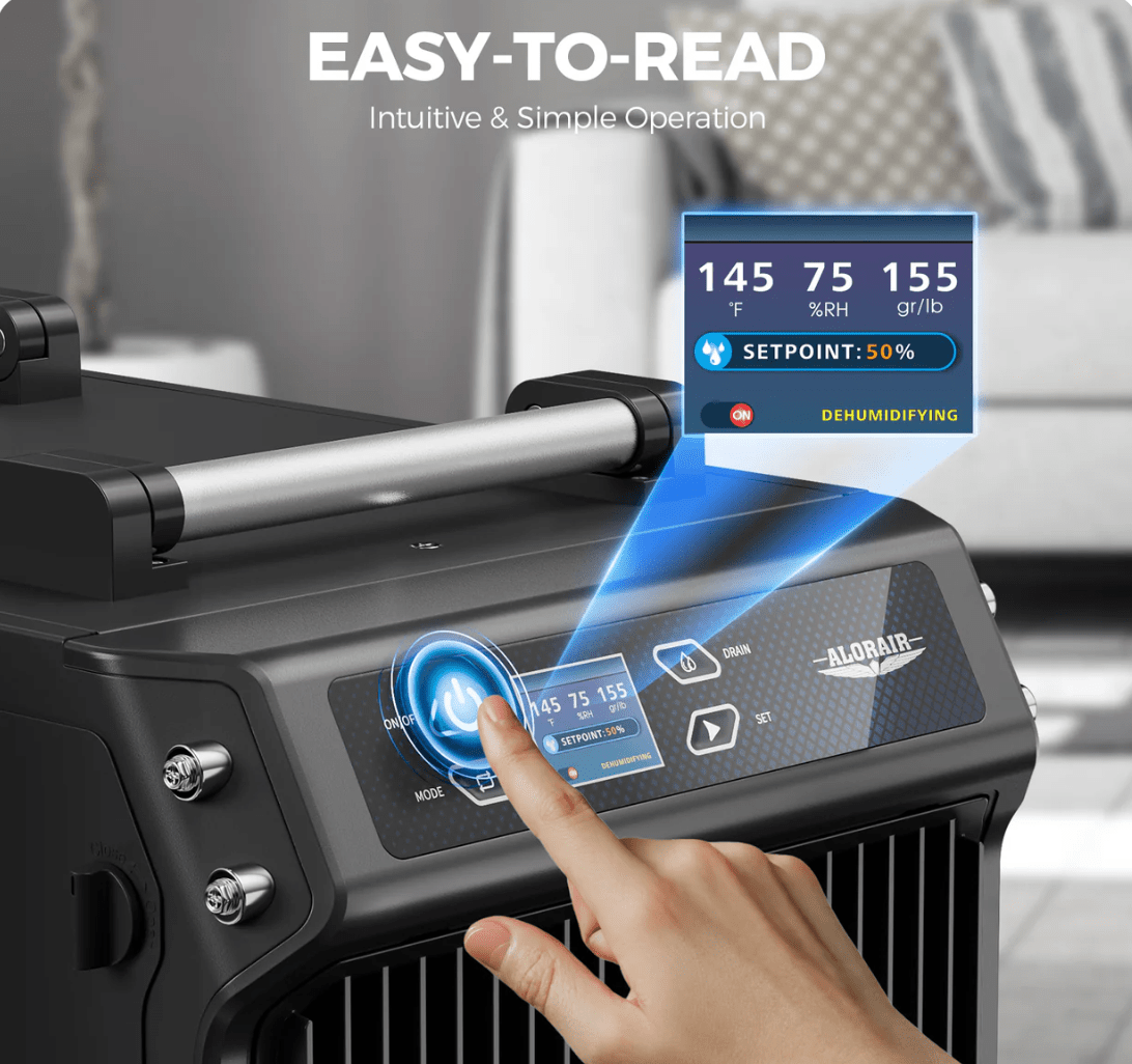 AlorAir Galaxy 85P 180 PPD Crawlspace Dehumidifiers Size for 2,300sq ft - Pure n Natural Systems