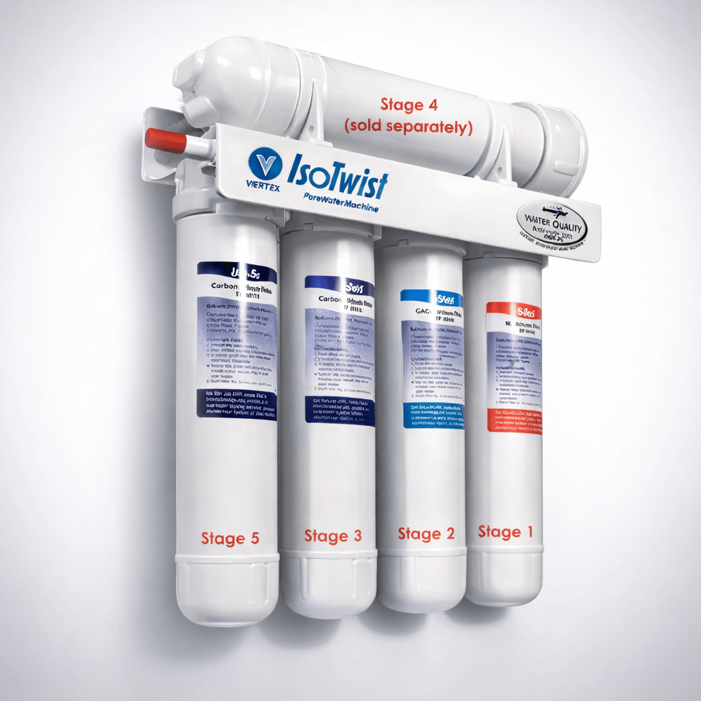 Vertex IsoTwist Annual RO Replacement Filter Kit - Pure n Natural Systems