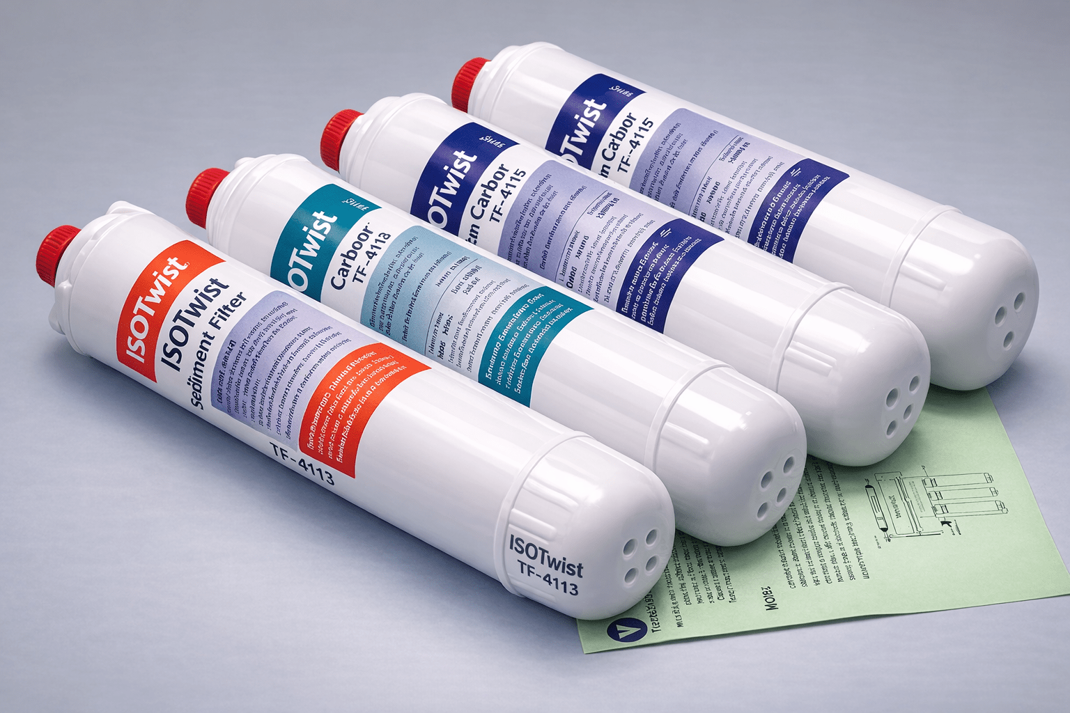 Vertex IsoTwist Annual RO Replacement Filter Kit - Pure n Natural Systems