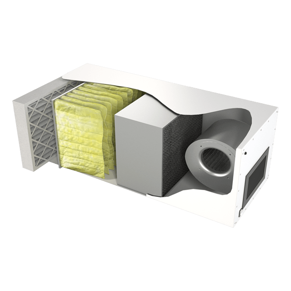 CleanLeaf CL2500 - H HEPA Air Filtration System - 1800 CFM - ELIMINATE SMOKE + AIRBORNE PARTICLES + MICROORGANISMS - Pure n Natural Systems