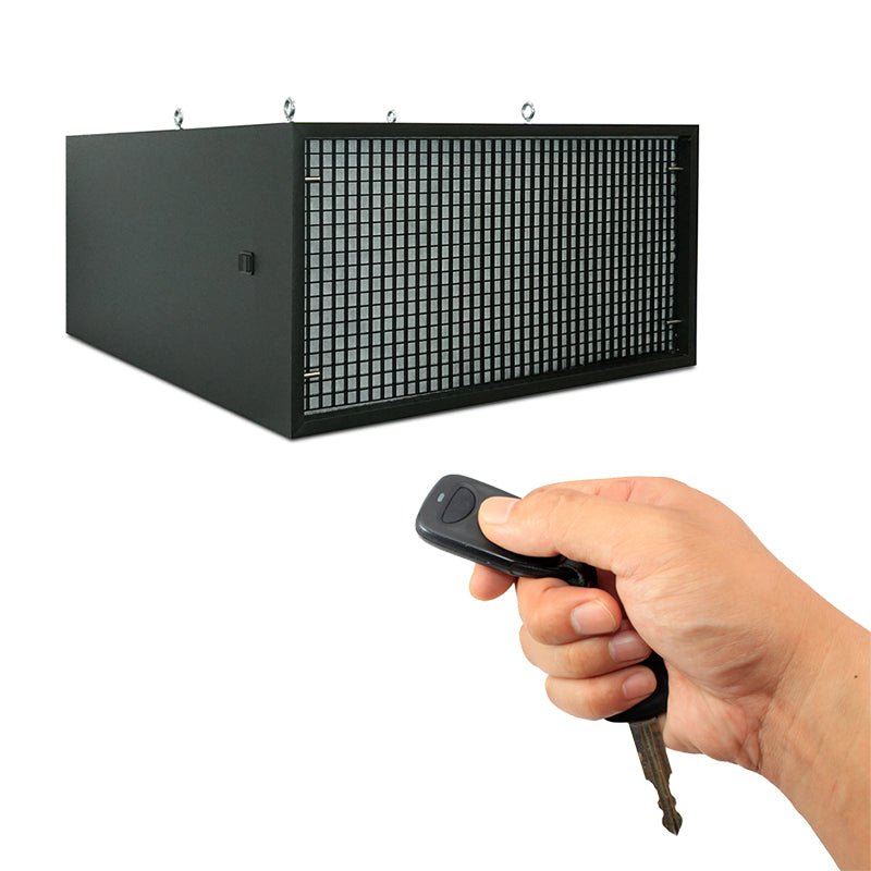 Mark - 10 - V Smoke Eater | Ceiling Mount Heavy - Duty Smoke Removal Machine | 18 LB Carbon Commercial Air Purifier | 650 - 850 CFM | 4000 cu ft - Pure n Natural Systems