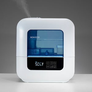 Streamlined with a modern design, the BONECO U700 high capacity humidifier will look great in any room of your home or office!
