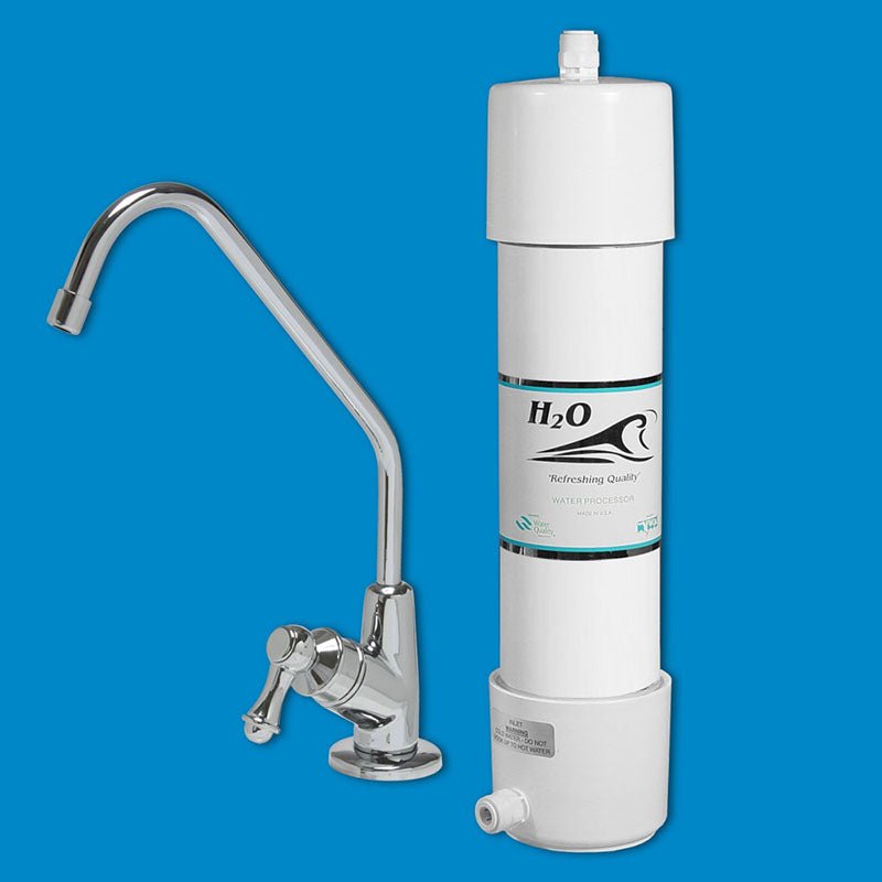 US - 3 - Under Counter Water Filter with Faucet - 25,000 Gallon Capacity - Pure n Natural Systems