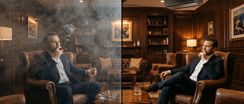 Smoke Eater Vs. Air Purifier: Which To Choose For A Commercial Cigar Room?