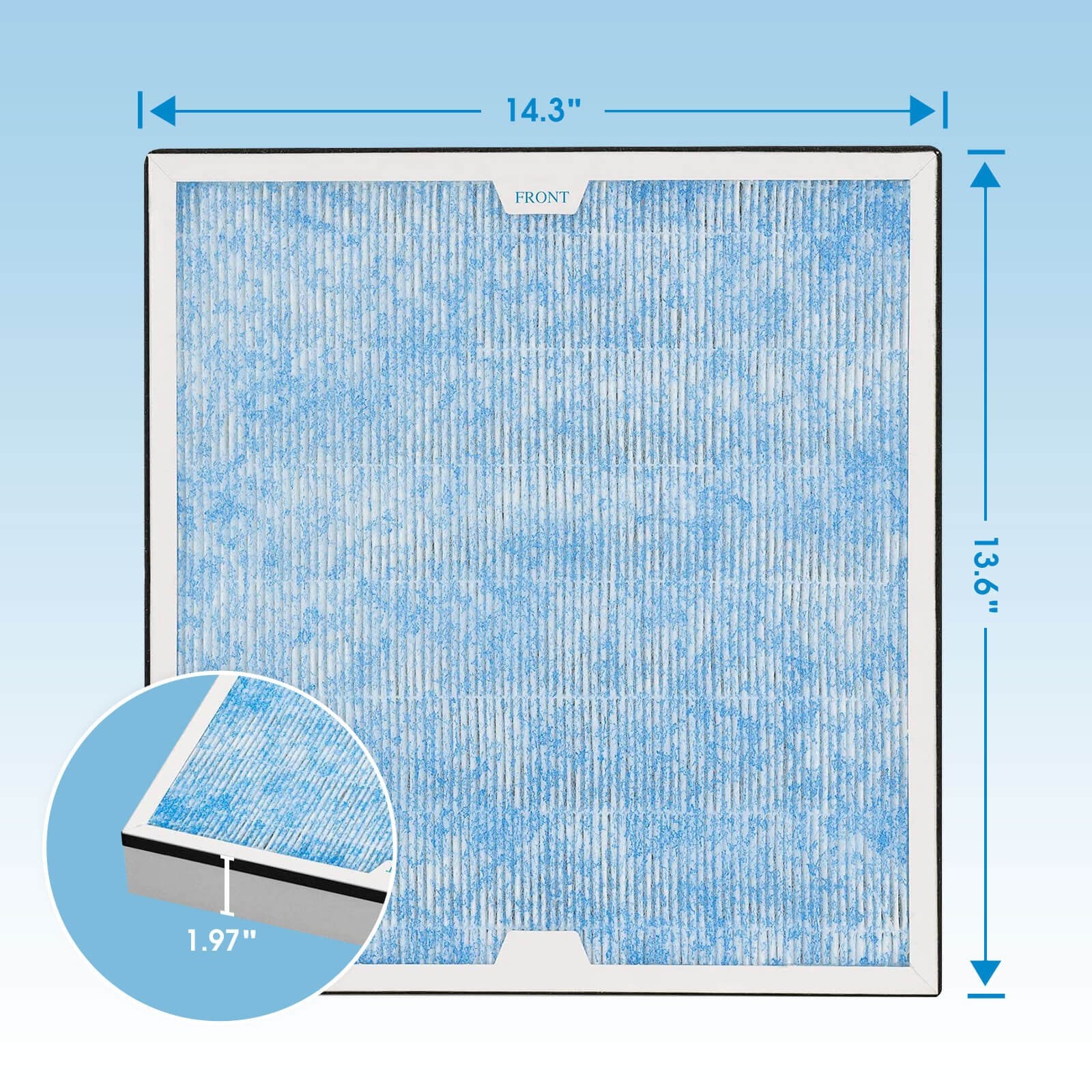 AlorAir HEPA/Activated Carbon Filter 3 - Pack for PureAiro HEPA Pro/Max Air Scrubber – High - Efficiency Replacement Filters - Pure n Natural Systems