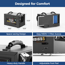 AlorAir Sentinel HDi65S Wi - Fi Dehumidifier – 120 PPD Commercial Unit with Built - In Pump for Efficient Moisture Control - Pure n Natural Systems