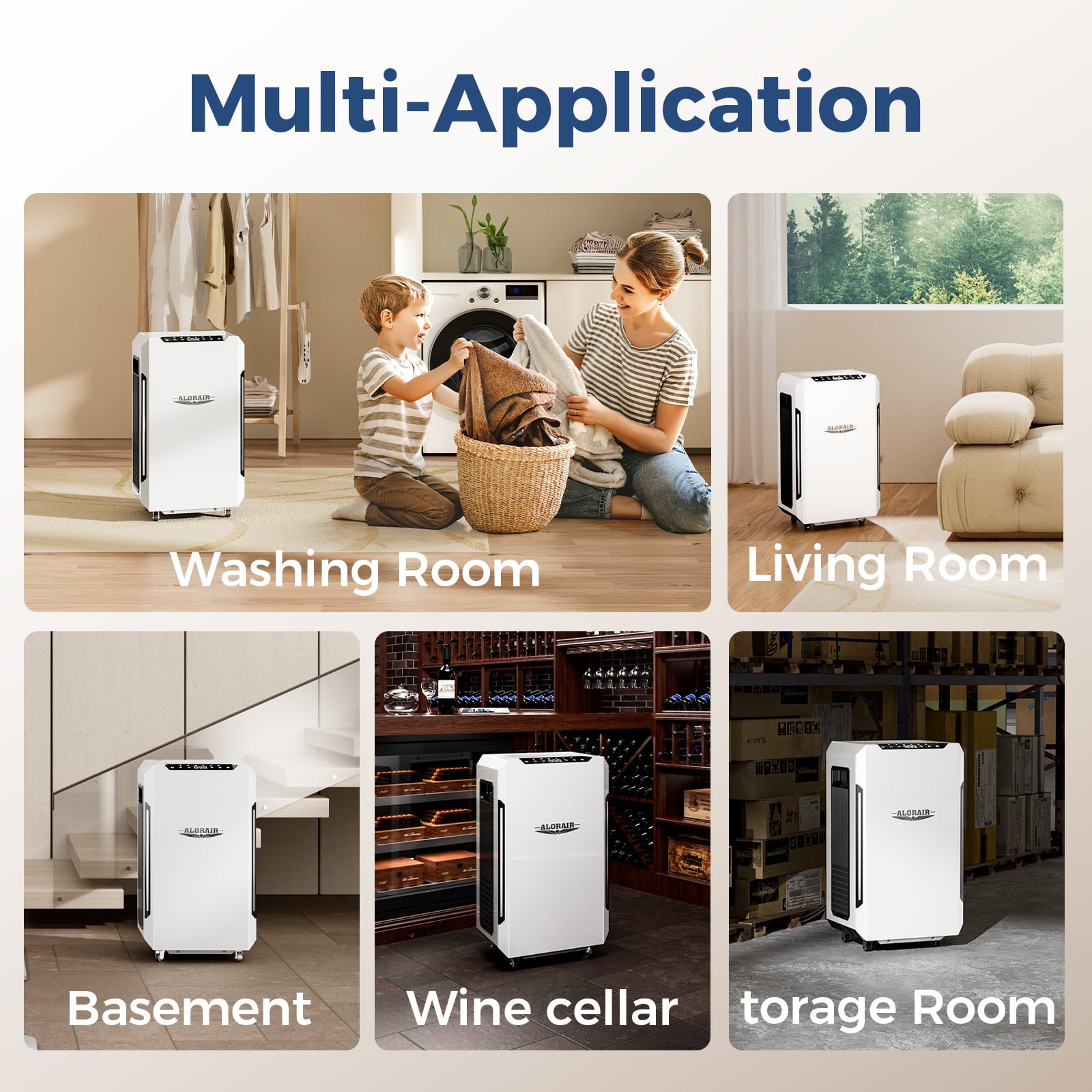 AlorAir Sentinel Pro 55X Dehumidifier – 120 PPD Commercial Unit with Built - In Pump for Efficient Moisture Control - Pure n Natural Systems