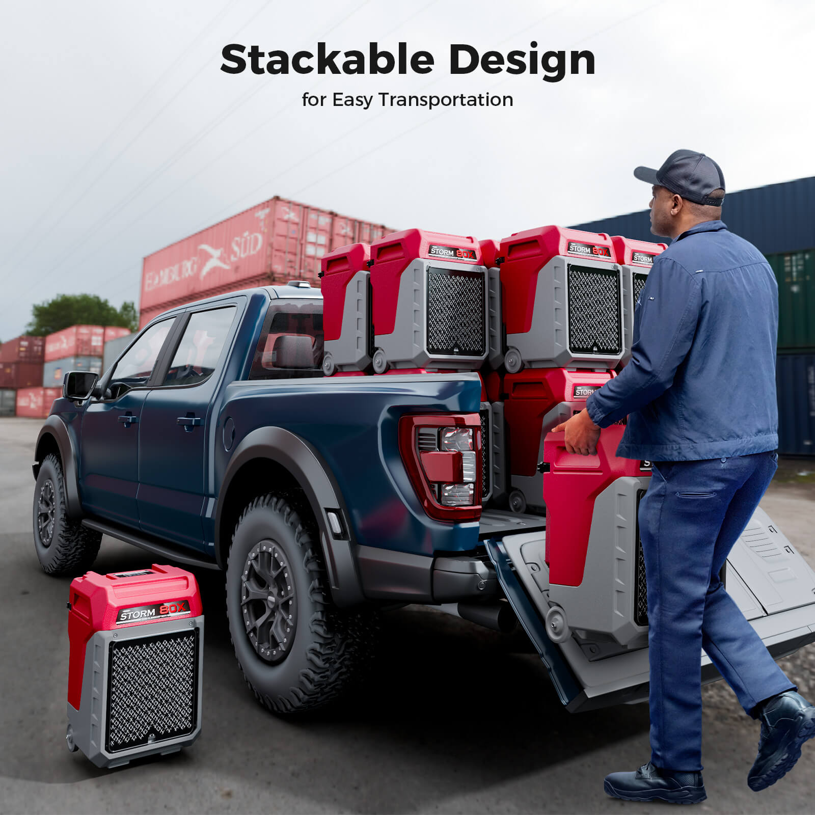 AlorAir Storm 80X | 170 Pint High Capacity Restoration Dehumidifier - Pure n Natural Systems