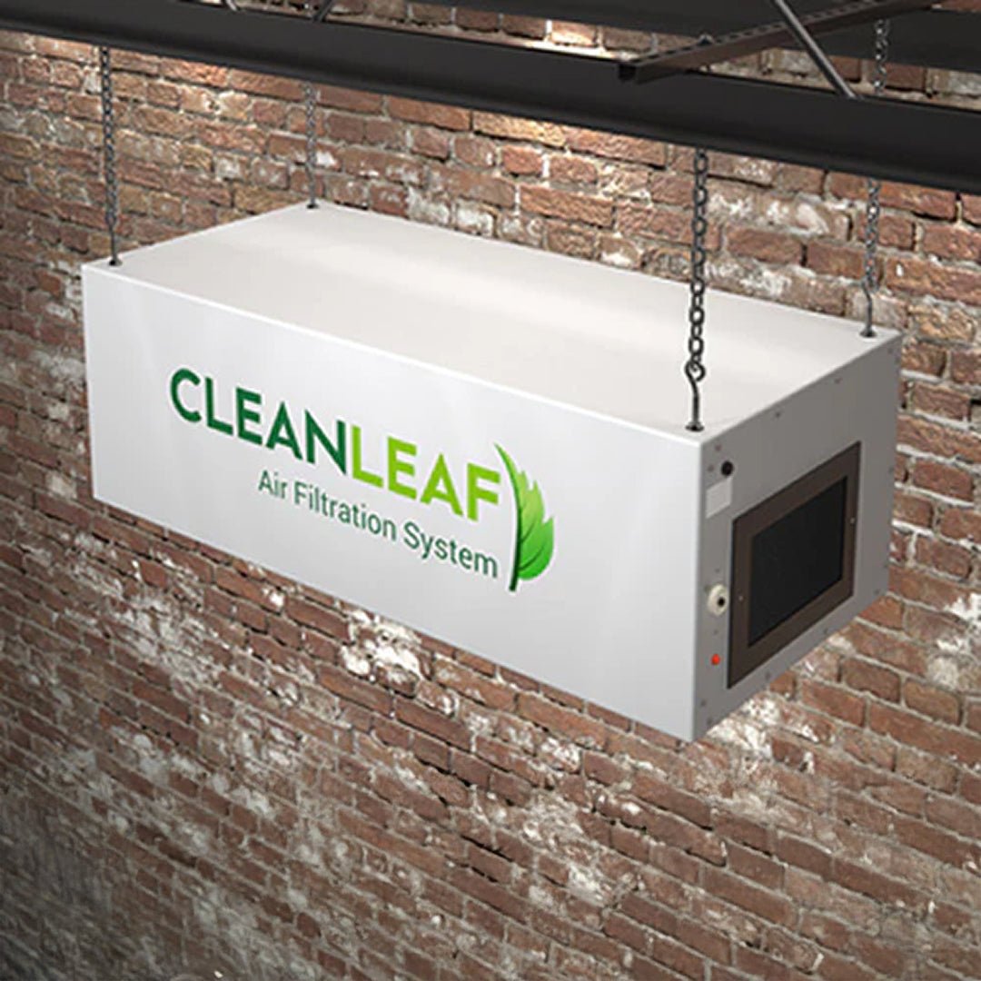 CleanLeaf CL1100 - C21 Air Filtration System with 21 lbs. of Carbon - 900 CFM - SMOKE + ODOR REMOVAL - Pure n Natural Systems