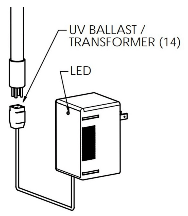 CT - 500 Transformer - QMP605T UV Plug Adapter Electrical Ballast Input 220v/Output 110V (QMP605T/QR - 1384 - QR - 1377) - Pure n Natural Systems