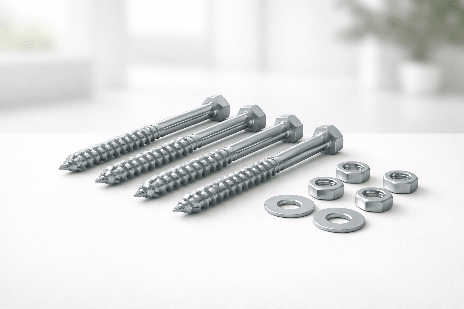 Optional Ceiling Mount Lag Screw Kit - Pure n Natural Systems