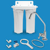 US - 02 - Two - Stage Under Counter Water Filter System - Pure n Natural Systems