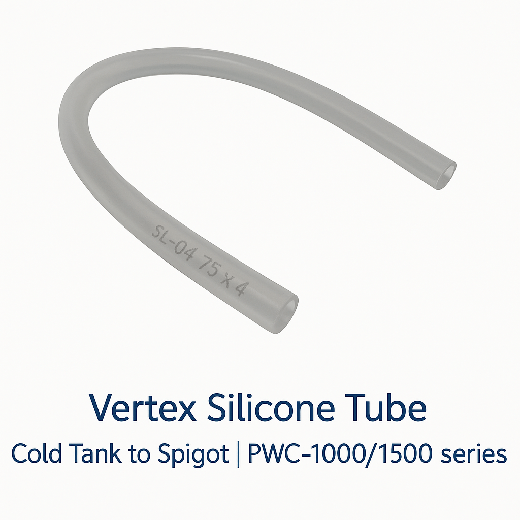 Vertex Silicone Tube | Cold Tank to Spigot / PWC - 1000/1500 series - Pure n Natural Systems
