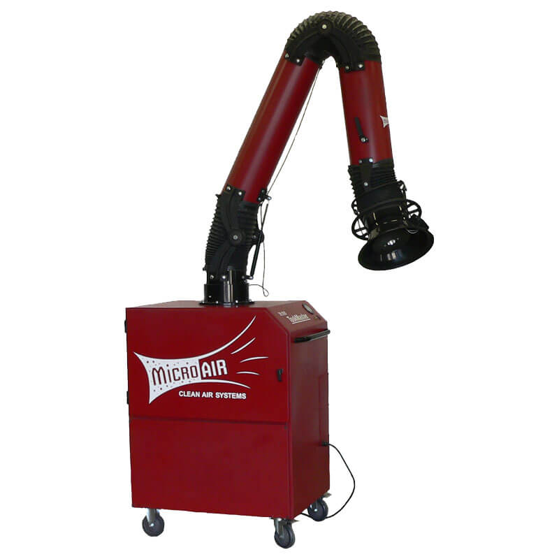 Task Master TM-1000 Source Capture Dust Collector and Fume Extractor - Shown with OPTIONAL Single Arm