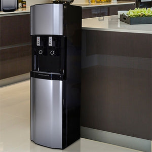 H2O-2500 High Capacity Bottleless Water Dispenser in Black features a Stunning Design.