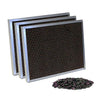 1-Year Filter Bundle - 3-Pack AirMac Replacement 420-Blend Carbon Filters - Carbon material showing