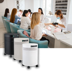 The Airpura C-Series Air Purifiers are an Excellent Choice for Nail Salons to Control Nail Filing Dust and Noxious Chemicals.