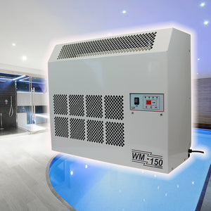 Ebac WM150D Wall Mounted Dehumidifier in Residential Swimming Pool and Spa Areas