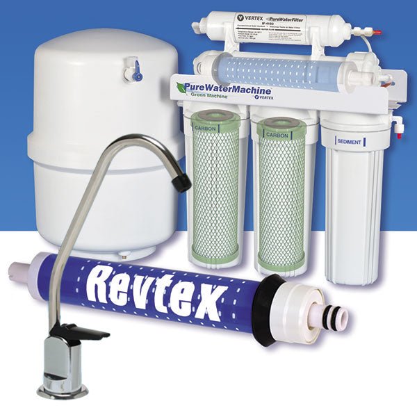 GreenMachine PT - 5GR - Eco - Friendly 50 GPD 5 - Stage RO Water Purifier by Vertex - Pure n Natural Systems