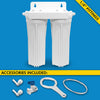 H2O-US2 2-Stage Under Sink Water Filter Systems - No Faucet
