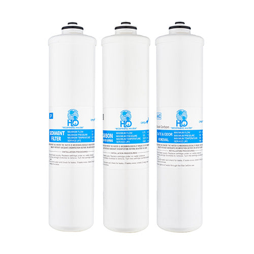 Replacement 3-Stage EZ-Twist Filter Pack - Bottleless Water Cooler Filters