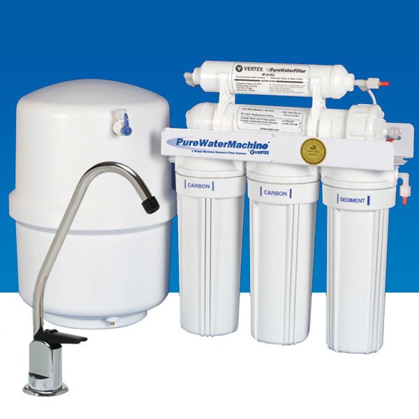 PT - 4.0/5 - 36 GPD Vertex PureWaterMachine 5 - Stage RO Water Purifying System - Pure n Natural Systems