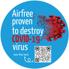 Airfree T800 is proven to destroy COVID-19 virus