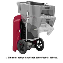 Storm ELITE High Capacity Restoration Dehumidifier has an Easy to Open Clamshell Cover