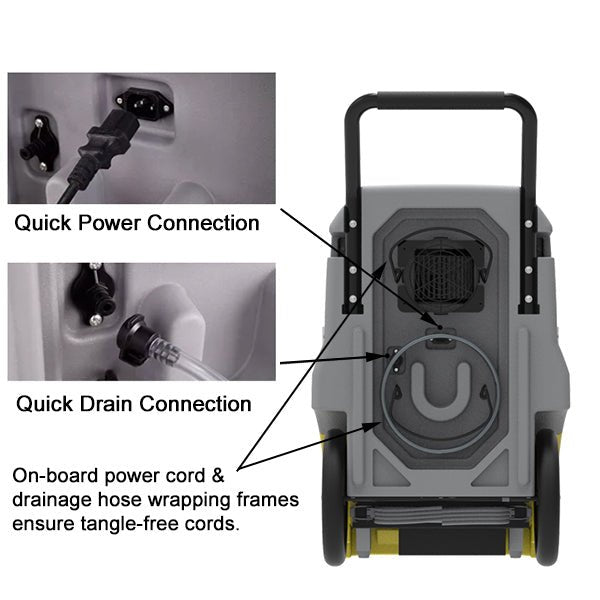 Storm PRO | SMART 85 Pint Portable Restoration Dehumidifier - Pure n Natural Systems