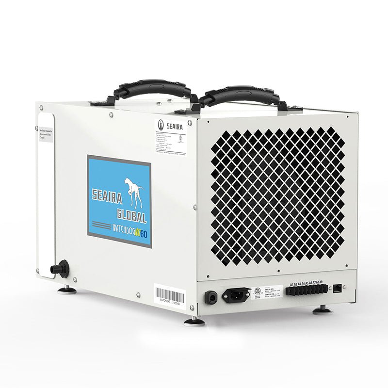 Watchdog NXT60 Dehumidifier | 60 Pint Basement & Crawl Space Dehumidifier by Seaira Global | 11,000 cu. ft. Areas - Pure n Natural Systems