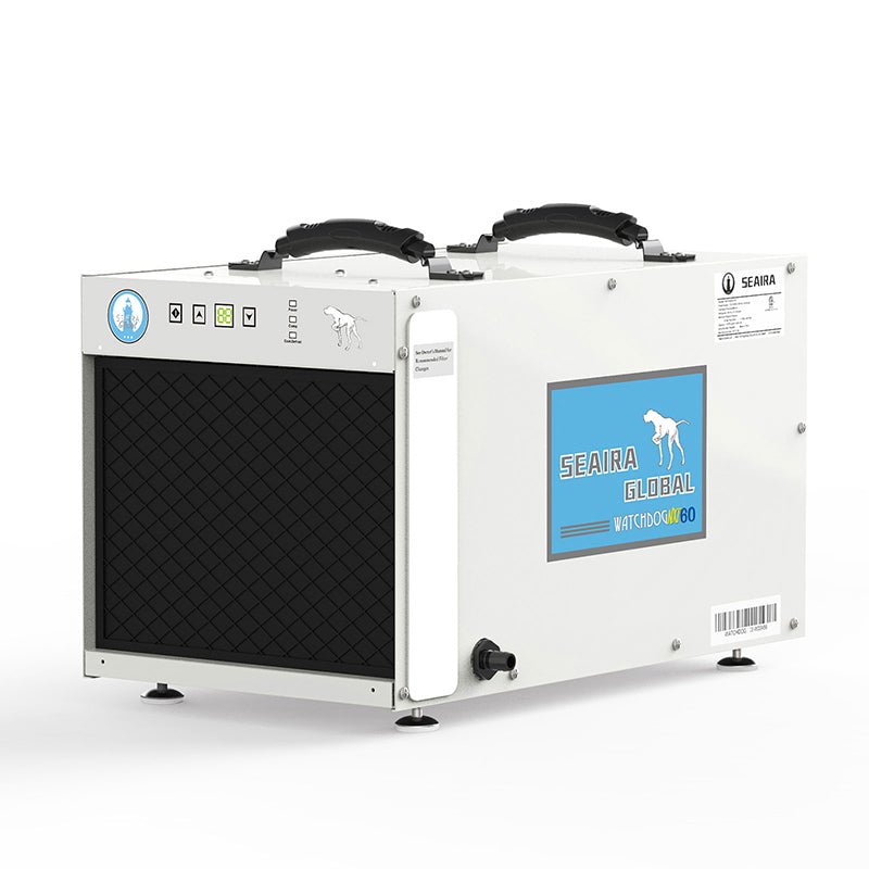 Watchdog NXT60 Dehumidifier | 60 Pint Basement & Crawl Space Dehumidifier by Seaira Global | 11,000 cu. ft. Areas - Pure n Natural Systems