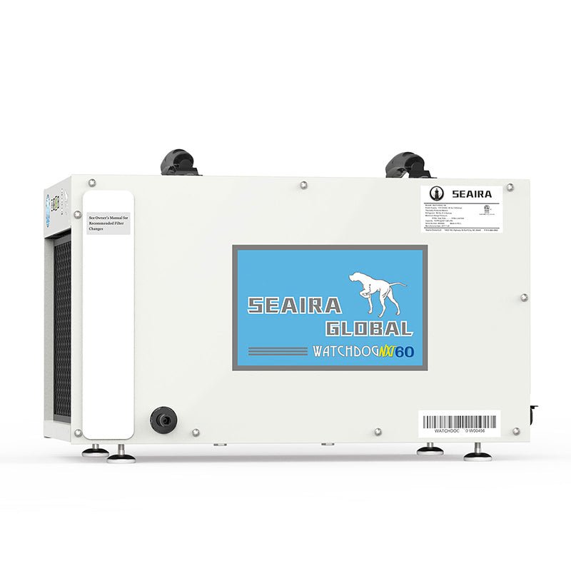 Watchdog NXT60 Dehumidifier | 60 Pint Basement & Crawl Space Dehumidifier by Seaira Global | 11,000 cu. ft. Areas - Pure n Natural Systems